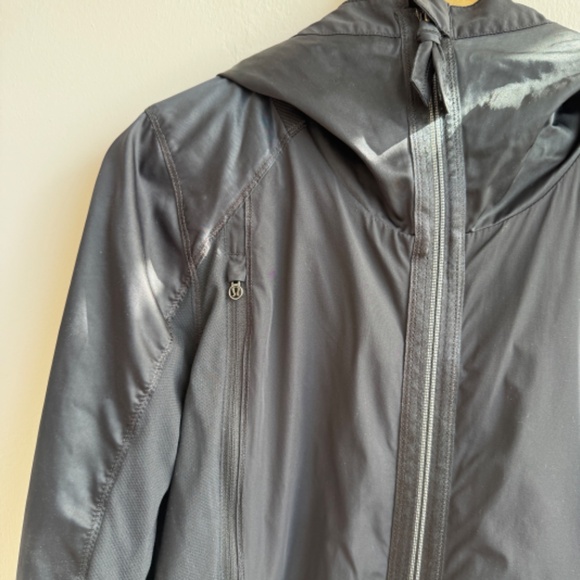 LULULEMON Black Windbreaker Hooded Jacket - Picture 2 of 7